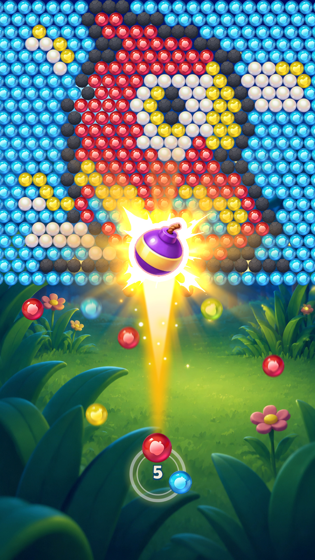 Bubble Shooter CrazyPop gameplay reward screenshot
